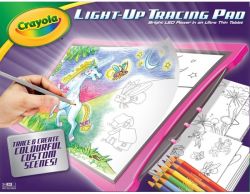 Zestaw Crayola Podświetlana Tablica Projektor SLIM Pink do Rysowania Odrysowywania